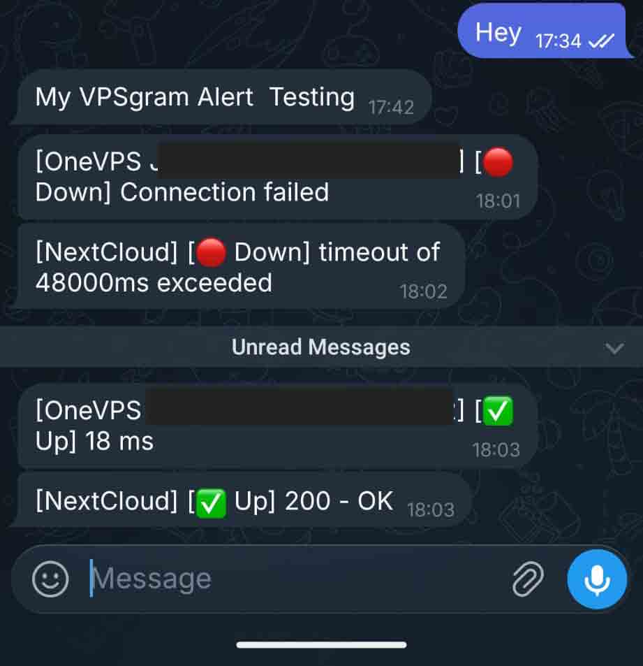 Telegram's notification